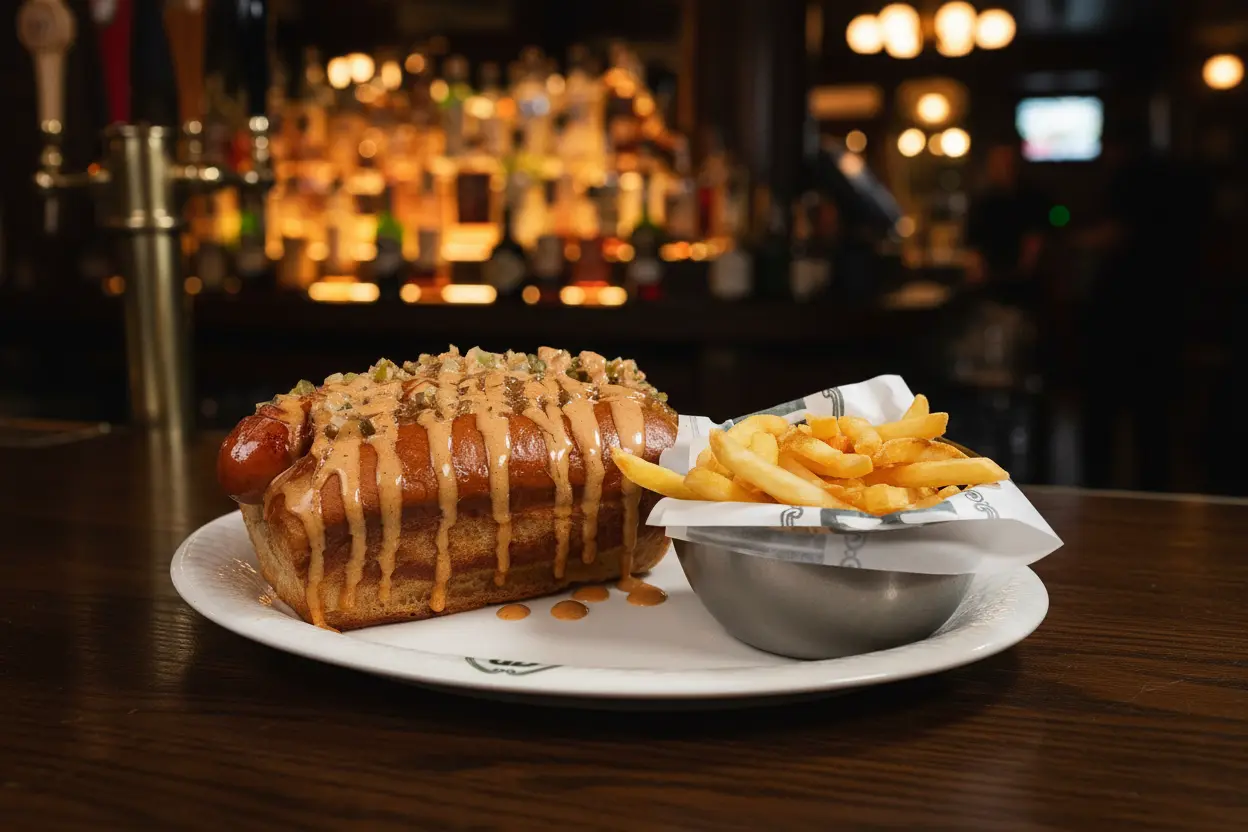 Barrel Hot Dog Fries