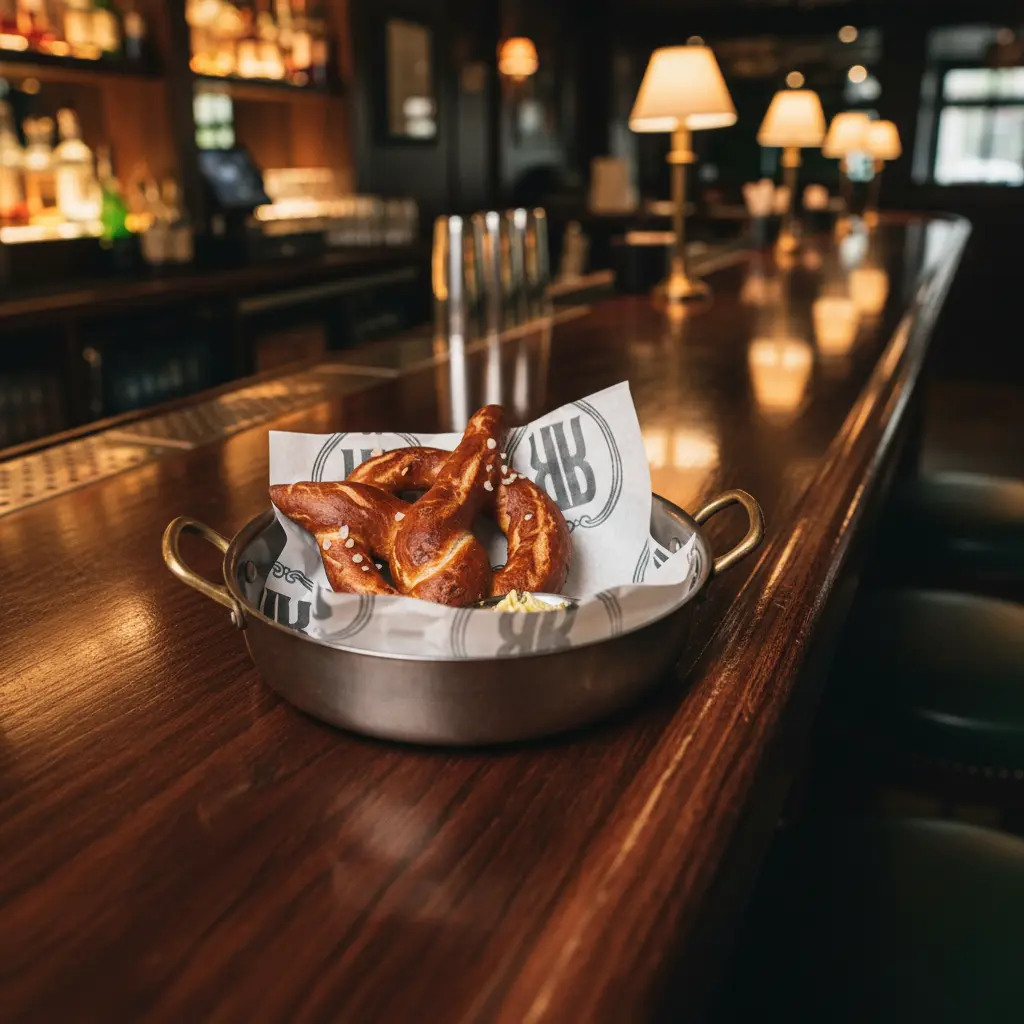 Pretzel and Herb Butter